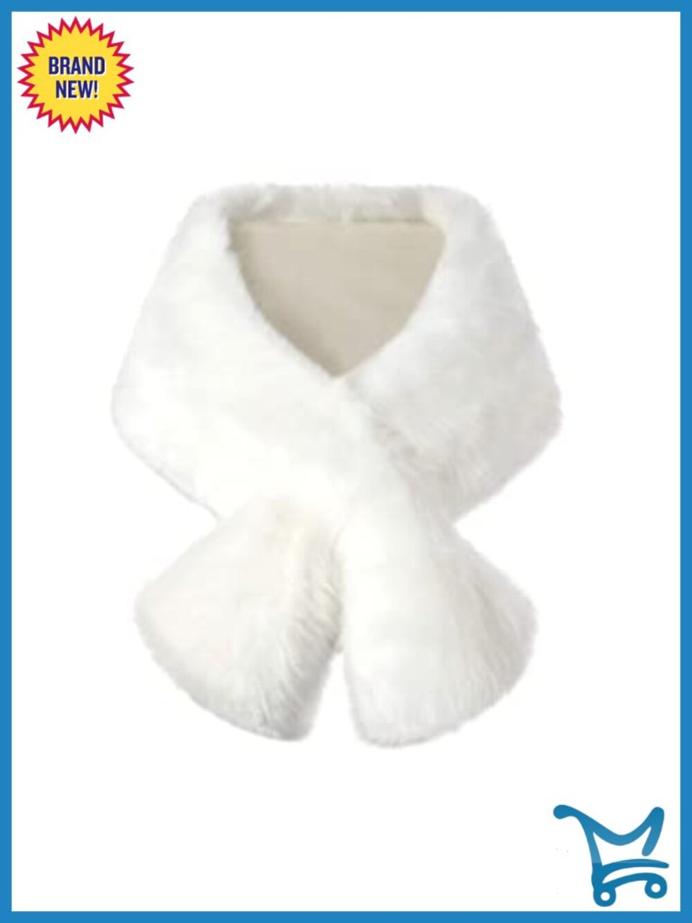 Faux Fur Collar Shawl Wrap Evening Cape for Winter Coat